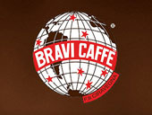 Das ist ein Logo des Kaffee Rösters und Hersteller Bravi Caffe.