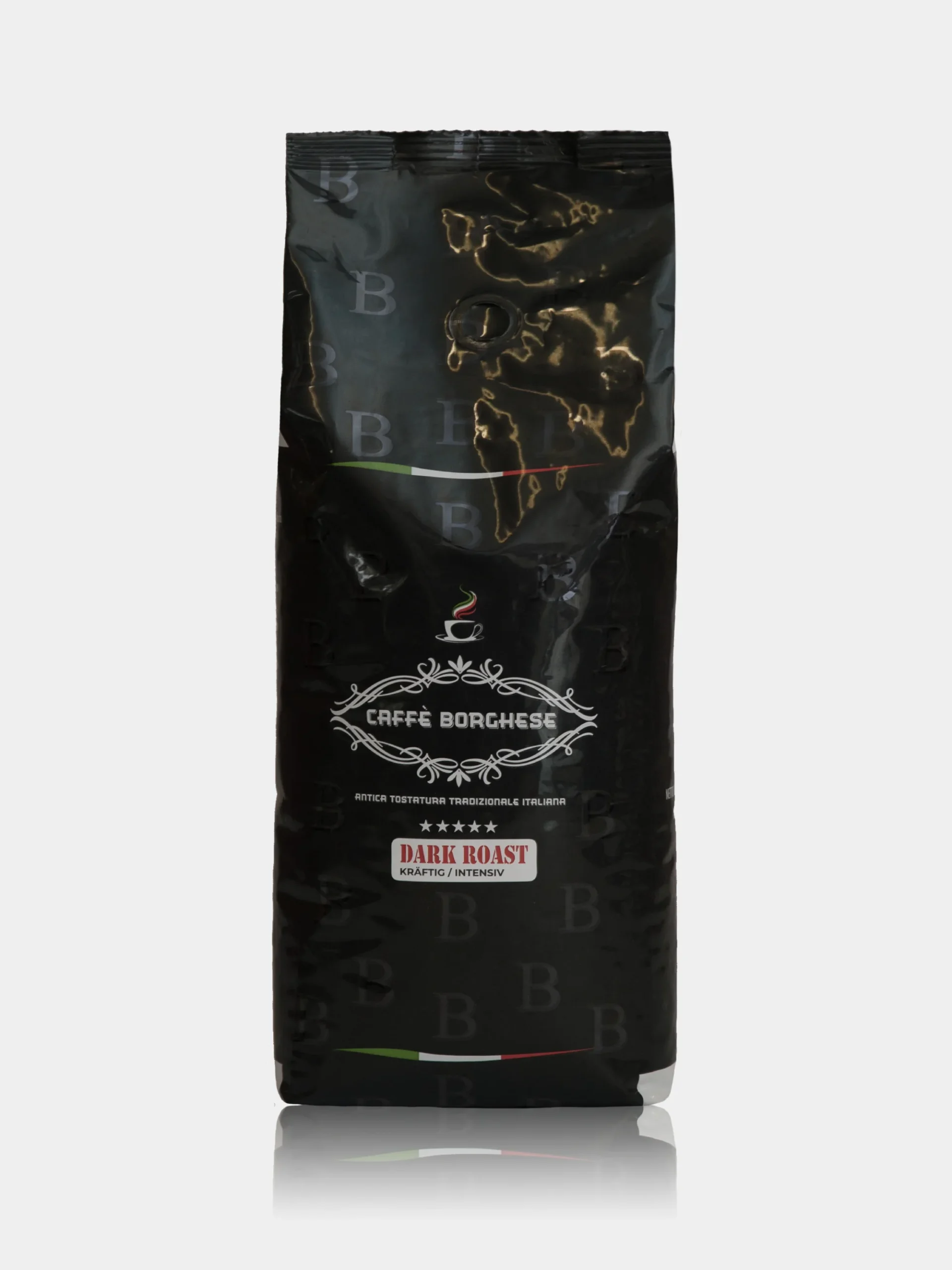 Borghese Caffè Dark Roast in Bohnen 1000 Gramm